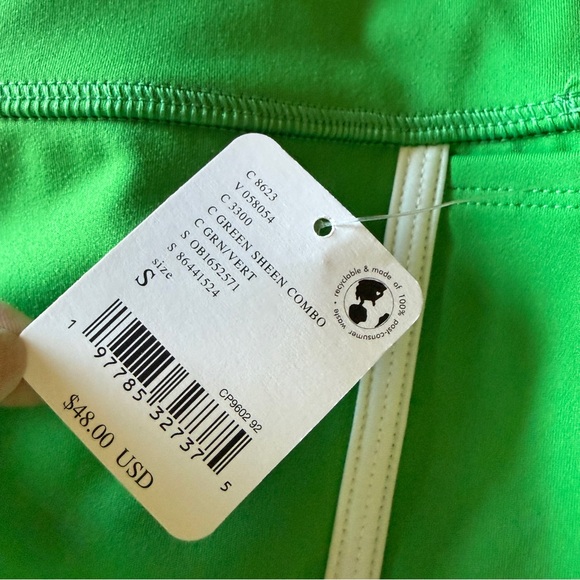 NWT Free People FP Movement Island Time Shorts Small Green Athletic Workout - Picture 3 of 6